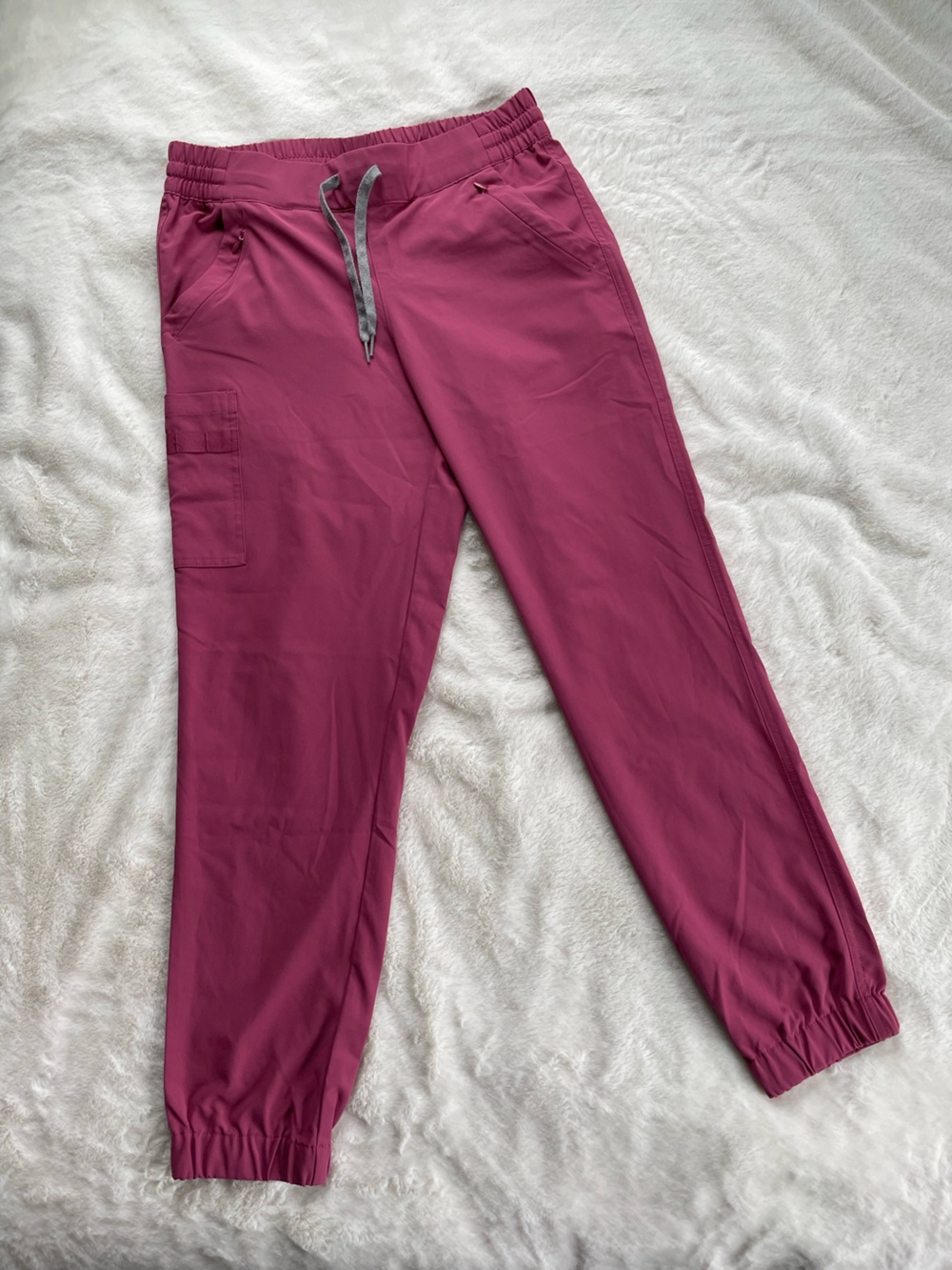 NWOT WonderWink Women's Jogger Pants in Berry Plum